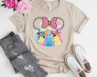 Disney Princess Castle Shirt, Disney Vacation Shirt, Disney Princesses Squad Tees, Disney Girl Trip shirt, Princess Birthday Shirt