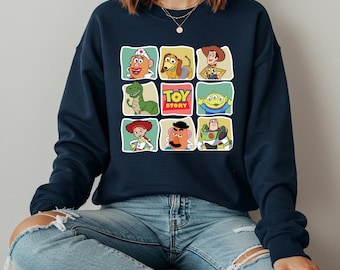 Sweatshirt met portret Toy Story-personage, Disney-hoodie voor familie-uitje
