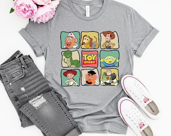 Disney Toy Story Characters T-Shirt, Family Matching Shirts