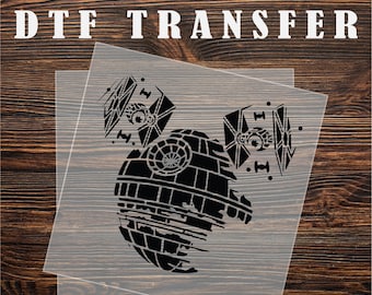 Mickey Star Wars DTF Transfer, Galaxy's Edge Ready to Press