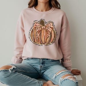 Pumpkin Bow Hoodie: Cozy Fall Season Sweatshirt