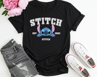 Cute Stitch Est 2002 Tee, Disney Lilo & Stitch Tshirt