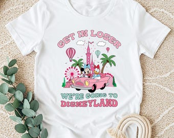 Camiseta "Vamos a Disneyland", "Disneyworld", "Vacaciones familiares en Disney", "Viaje a Disney", "Mickey y sus amigos"
