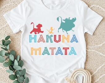 Camisa Hakuna Matata Disney Safari, viaje familiar a Animal Kingdom