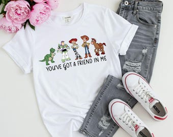 Disney Toy Story Friends Shirt, DTF Print Tee