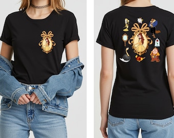 Disney Belle Shirt, Disney Castle, Disneyland, Disney Princess Belle Shirt, Disney Matching, Princess Belle Shirt
