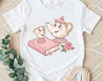 Disney Beauty and the Beast Shirt, Chip & Mrs. Potts Family Tee