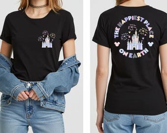 Disneyland Castle Shirt: Mickey and Friends - Happiest Place Tee