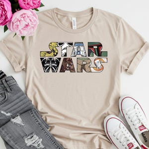Disney Star Wars T-Shirt, Star Wars Shirt, Galaxy&#39;s Edge Shirt, Retro Star Wars Shirt, Disney Star Wars Spaß T-Shirt