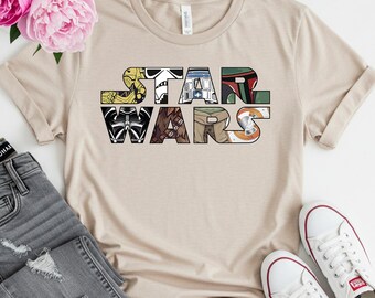 Camiseta gráfica retrô Star Wars, camiseta Galaxy's Edge