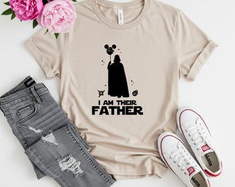 Shirt I Am Their Father, Darth Vader-shirt, T-shirt Vaderdag, Vaderdag, T-shirt Disney Gift, T-shirt Star Wars Minnaar, T-shirt Disney Vader