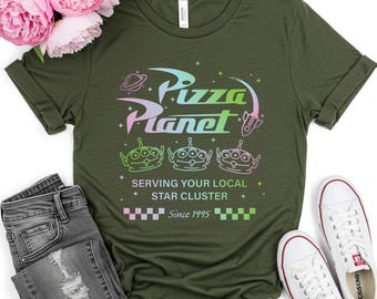 Pizza Planet Toy Story Shirt: Aliens Grafik-T-Shirt