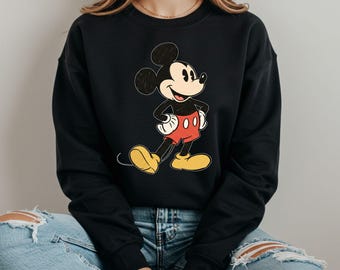 Classic Mickey Mouse Sweatshirt: Disneyland Vacation Hoodie