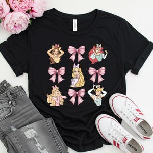 Disney Princess Group T-Shirt, Rapunzel Tee, Cindirella Sweatshirt, Little Mermaid Shirt, Beauty Tee, Cinderella T-Shirt, Girls Trip Shirt