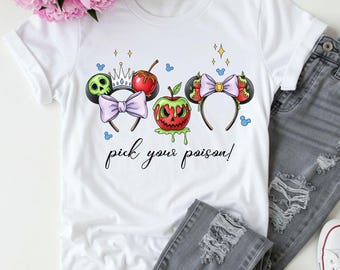 Disney Bösewichte Halloween T-shirt, Pick Your Poison Tee