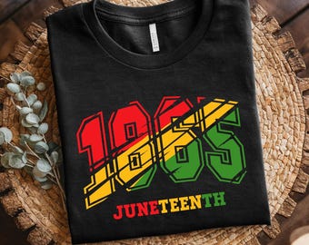 1865 Juneteenth Shirt, Black History Tee, Freedom Day Shirt, African American Pride Shirt, Juneteenth Celebration Tee