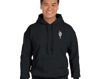 Classic Unisex Pullover Hoodie with Ice Cream Design - Sweet, Comfy, and Cozy!