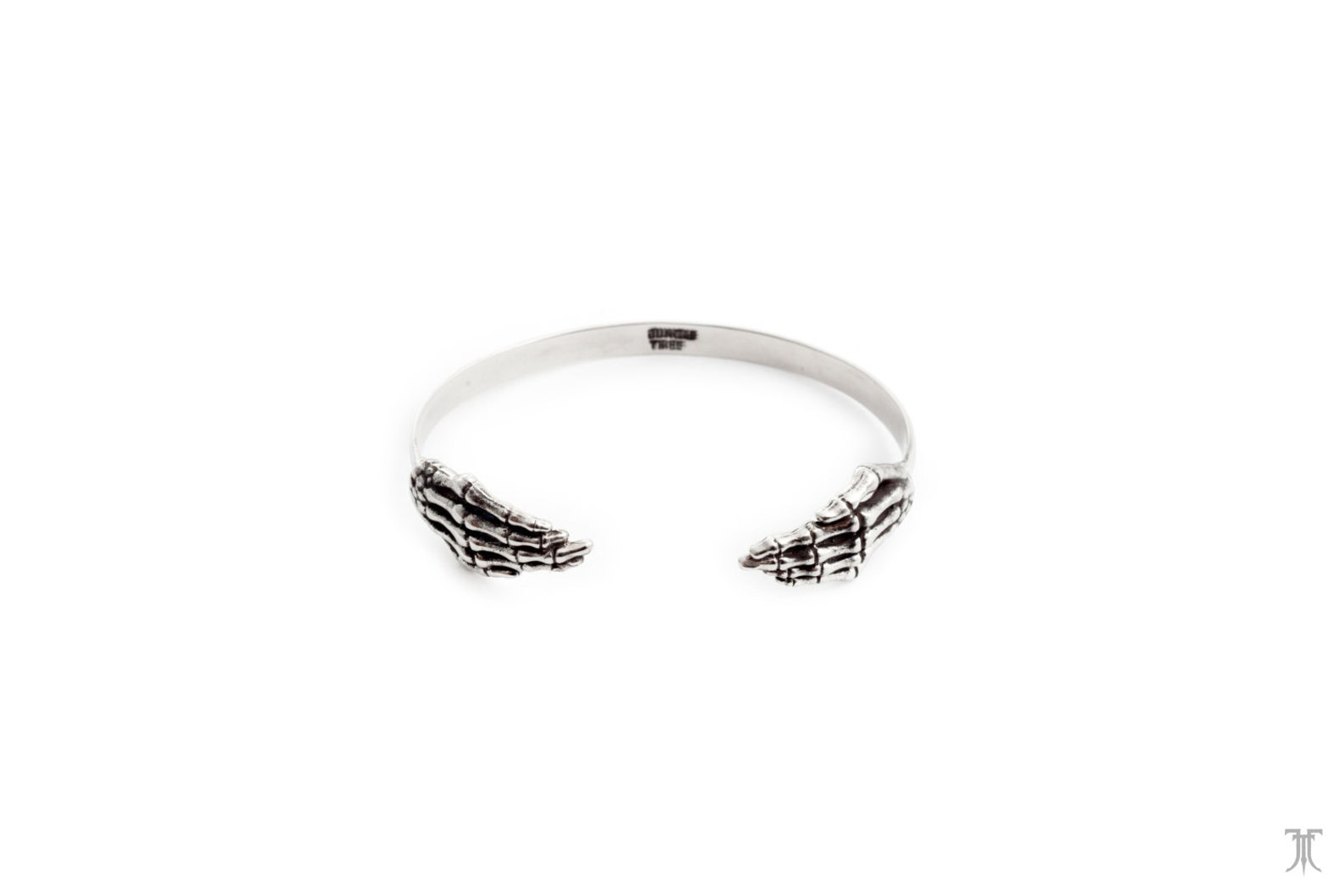 SKELETON HAND Magickal Bangle Bracelet - Etsy