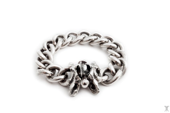 HEFTY BONE Chain Bracelet | Etsy