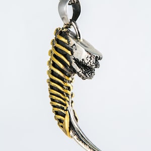GIGER TALON Brass and Silver Necklace