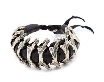 BIG VERTEBRAE Deserted Earth Adjustable Bracelet by Jungle Tribe Couture