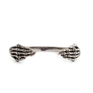 SKELETON HAND Magickal Bangle Bracelet - Etsy