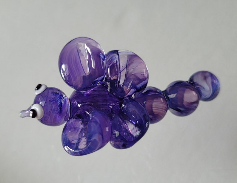 Glass Dragonfly Bead Glass Rainbow colors. image 6