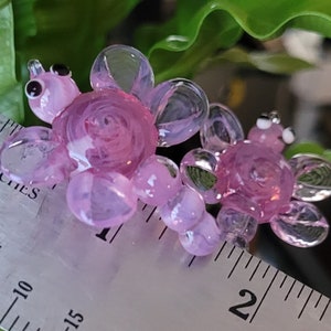 Pink Dragonfly Plant Poke Suncatcher imagem 5