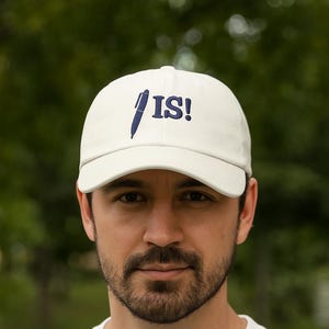 Cap, Cheeky Wordplay Embroidered Dad Hat, Funny Baseball Hat for Men and Women, Cool Ball Cap for Word Lovers, Adjustable Unisex Embroidered