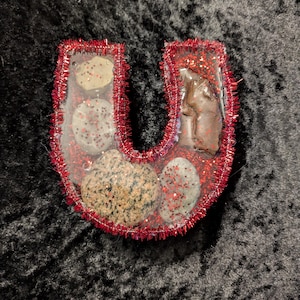 Red Rock Rainbow Resin Art