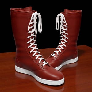 Handmade wrestling shoes