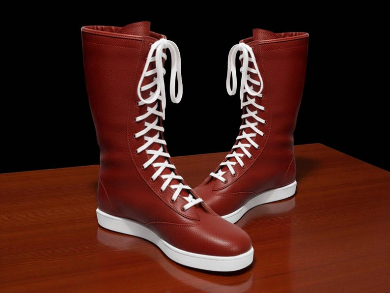 Handmade wrestling shoes