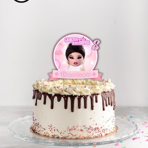 Printable customizable cake topper- Cake topper - Birthday party - Party decorations - Kids party - Digital download