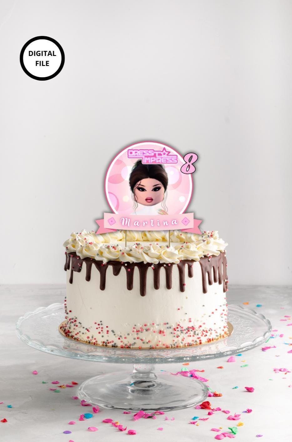 Dress to Impress Cake Topper - Etsy
