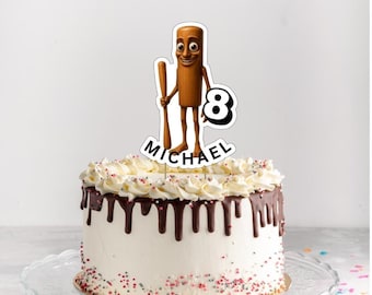 Custom Italian Brainrot Cake Topper - Kids Birthday Party (Digital Download)