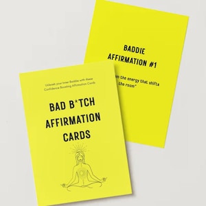 Paquete de 20 tarjetas de afirmación de confianza