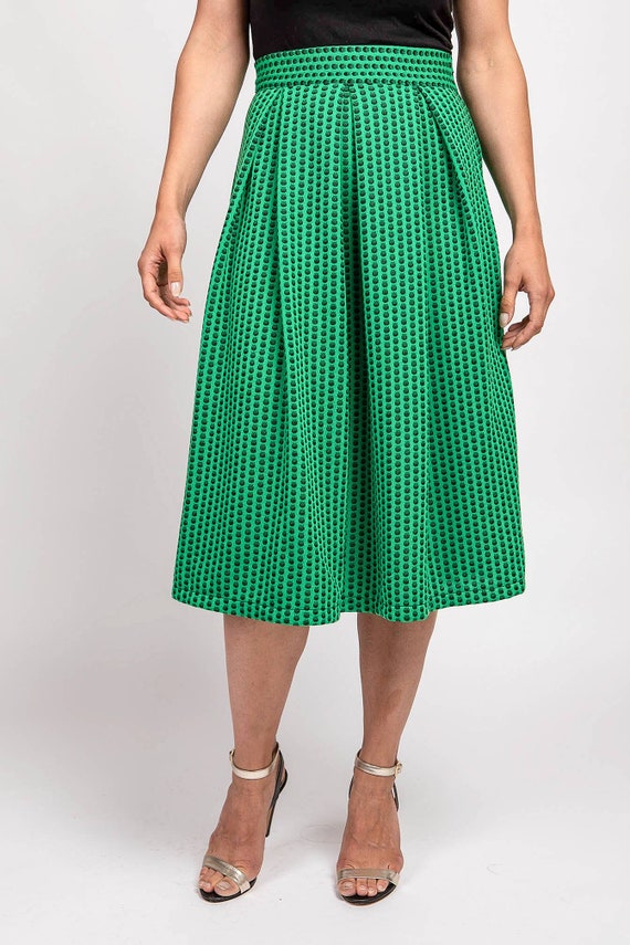 50s midi skirt