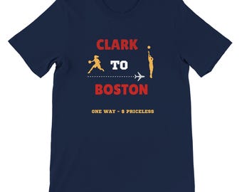 Caitlin Clark to Aliyah Boston T-Shirt | One Way Ticket Design | Perfect for Sports Fans