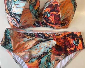 Plus size swimwear | Big size swimming suit | Swimwear | Swimsuit | Plus size swimsuit | Gift for her | Sexy swimwear