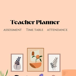 Teacher Planner Template, Teacher planner, Editable Planner, Lesson Plan, Digital Teacher Planner, Teacher Organization, Homework Tracker,