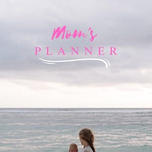 Mom’s Productivity Planner, Printable Mom Planner, Weekly Mom Schedule Organizer, Minimalist Mom Planner, Stay-at-Home Mom Planner...