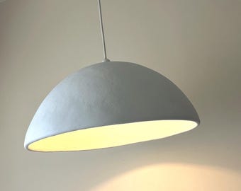 Wabi-Sabi Handmade Plaster Pendant Light | Dome Lamp Style | Different sizes | 100% Handcrafted
