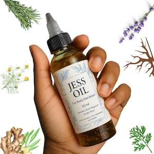 Jess Body Oil | Pain & Inflammation | Massage Oil,  Natural, 50 ml