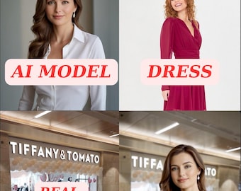 AI Dressed Model on Real Background | Custom Video Animation | Unique Digital Keepsake | Personalized AI Photo Animation