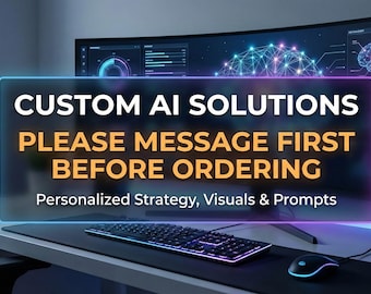 Custom AI Solutions & Consultant | AI Art, Copywriting, Strategy Support | Personal Artificial Intelligence Assist | Custom AI Services