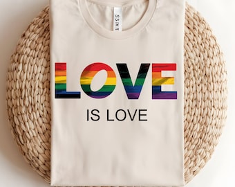 Liebe ist Liebe PNG, LGBTQ + Pride Regenbogen (Digitaler Download)