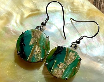 Pendientes colgantes Earth & Sea Quantum Quattro.