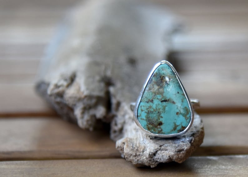 Size 7 Vintage Royston Turquoise Ring