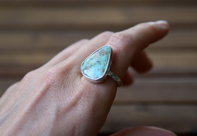 Size 7 Vintage Royston Turquoise Ring