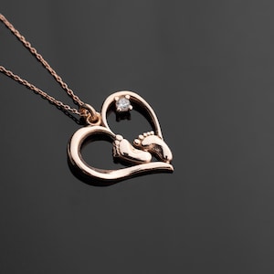 Miscarriage Memorial Necklace, Baby Footprint Charm, Remembrance Jewelry For Moms, Loss of Baby Gift, Footprint Pendant, Baby Loss Keepsake